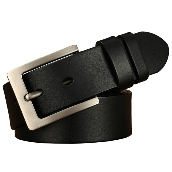  Leather Men's Belts Cow Genuine Leather Belt Pin Buckle Cinturones Para Hombre Mart Lion - Mart Lion
