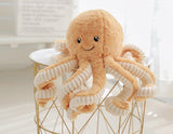 [TML] Super Lovely Simulation octopus Pendant Plush Stuffed Toy soft Animal Home Accessories Doll Children baby Gifts Mart Lion 18cm Orange 