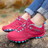 Men's Casual Shoes Outdoor Hiking Sneaker Women Sport Winter Shoes Waterproof And Warm Suede Trekking Shoes