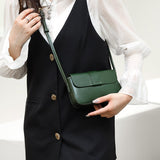  Women Crossbody Genuine Leather Shoulder Bag Flap Bag Small Purse Ladies Crossbody Handbag Mart Lion - Mart Lion