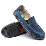 Espadrilles for Men's Loafers Summer Canvas Casual Shoes Handmade Weaving Fisherman Mart Lion Blue 39 