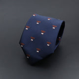  Novelty Ties For Men's Cartoon Dog Dots Paisley Striped Men's Meeting Wedding Tuxedo Suit Shirt Daily Wear Cravat Mart Lion - Mart Lion