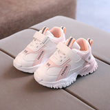 Children Damping Casual Sneakers Boys Wear-resistant Sneakers Girls Lightweight Shoes Baby with Breathable Mart Lion Pink 21 