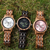 Women Men Wooden Watches Top Ladies Casual Quartz Watch Stainless Steel Band Wristwatch Relógio Mart Lion   