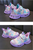  Frozen Children Shoes Mesh Breathable Princess Elsa Girls Shoes Children Baby Pink Blue Mart Lion - Mart Lion