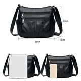 Designer Women Crossbody Bag Soft Pu Leather Shoulder Messenger Bag Purse Ladies Handbags Mart Lion   