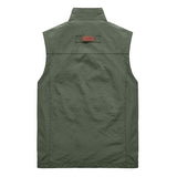 Large Size 5XL Waterproof Multi Pocket Fishing Vest Mens Quick-drying Mesh Breathable Waistcoat Photographer Sleeveless Jackets Mart Lion   