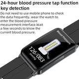 EP01 Blood Glucose Sugar Smart Watch ECG HRV Body Temperature Blood Pressure Monitoring Smart Bracelet for Men's Women Mart Lion   