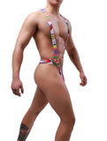 men's Underwear Gay Briefs Bodysuit Sissy Thong Print Jockstrap Slip Homme Erotique Tanga Hombre Cueca Mart Lion   