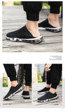 Outddoor Activities Men's Skateboard Shoes Flying Woven Foot Sports Casual One-Pedal Running Students Cross-border Mart Lion   