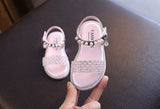 Summer Girls Rhinestone Sparkly Sandals Sweet Princess Shoes Roman Style Velcro Outdoor Soft Bottom Girls Sports Mart Lion   