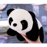 20cm Cute Lying Panda Doll National Treasure Zoo Plush Toy Mart Lion   