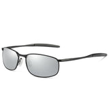 -100 +150 Prescription Sunglasses Presbyopia Optical Myopic Polarized Corrective Hyperopia Glasses Mart Lion silver CN Myopia-375
