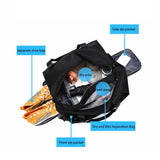 Travel Bag Portable Wet And Dry Separation With Shoe Position Male Training Sports And Fitness Bags Women bag Travel Luggage Mart Lion   