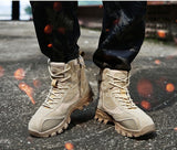 Tactical Military Combat Boots Men's Genuine Leather US Army Hunting Trekking Camping Mountaineering Winter Work Shoes Mart Lion   