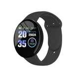 D18 Pro Smart Watch Men Women Bluetooth Fitness Tracker Bracelet Sport Heart Rate Blood Pressure Kids Smartwatch for IOS Android Mart Lion Black  