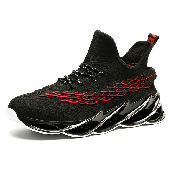  Outdoor Men's Free Running Jogging Walking Sports Shoes Lace-up Athietic Breathable Blade Sneakers Mart Lion - Mart Lion
