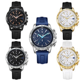 Watches Men Big Dial Silicone Band Watch Casual Quartz Wristwatches Mart Lion   