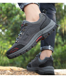 Men's Hiking Shoes Waterproof Warm Sneakers Climbing Casual Mart Lion   