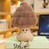 Lifelike Plush Fortune Tree Toy Stuffed Pine Bearded Trees Bamboo Potted Plant Decor Desk Window Decoration Gift for Home Kids Mart Lion brown pine see description 