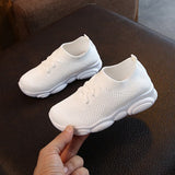 Autumn Children Shoes Boys Girls Sport Breathable Infant Sneakers Soft Bottom Non-Slip Casual Kids Mart Lion White 22 