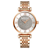 Ladies Quartz Women Watches Rhinestone Female Wristwatch Bracelet  Dress Watch Clock Reloj Mujer Mart Lion Rose Gold  