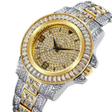 Women Watches Ladies Quartz Watch Full Stainless Wristwatch gold watch relógio feminino Mart Lion SilverGold50  