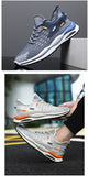  Sports Shoes Men's Casual Lace-up Flying Woven Mesh Breathable Korean Version Trendy Cross-border Mart Lion - Mart Lion