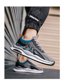 Factory Sneakers Men's Lace-up Mesh Breathable Casual Student Running Jump Up Sport Shoes Cross-border Mart Lion   