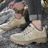 Men's Hiking Shoes Wear-resistant Outdoor Sport Lace-Up Climbing Trekking Hunting Sneakers