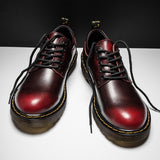 Men's Luxury Casual Genuine Hard-Leather Leisure Tooling Shoes Inside Handmade Trend Shoes