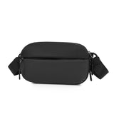 Men's Bag Casual Waist Bag Male Leisure Chest Bags Trendy Shoulder Chest Phone Purse Fanny Pack Mart Lion Black shoulder bag (20cm<Max Length<30cm) 