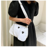 Retro Women Crossbody Bags Style Crescent Chain Underarm Shoulder Square Solid Bags Mart Lion   