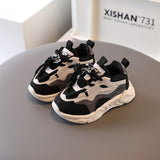 Kids Sport Shoes Mesh Breathable Boys Sneakers Autumn Children Girls Outdoor Running Mart Lion SSS065 Black CN 21 insole 13.5cm 