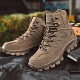 Winter Footwear Military Tactical Men's Boots Special Force Leather Desert Combat Ankle Army Shoes Mart Lion   