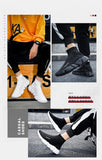 Summer Black Socks Sneakers Men's Slip on Sports Shoes Flats Unisex Breathable Adult Casual Women shoes Mart Lion   