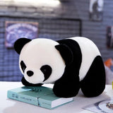 20cm Cute Lying Panda Doll National Treasure Zoo Plush Toy Mart Lion   