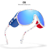 Polarized Cycling Sunglasses Men's Mirrored lens TR90 Frame Women Outdoor sport Bicycle Glasses Goggles Eyewear UV400 Mart Lion C56  