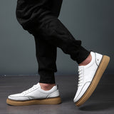 Luxury Men's Shoes Male Sneakers Genuine Leather Breathable Walking Tennis Shoes Zapatos De Hombre Casual Shoes Mart Lion   