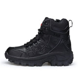 men's Military Leather Boots Special Force Tactical Desert Combat Outdoor Shoes Ankle