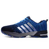 Men's Shoes Portable Breathable Running Sneakers Walking Jogging Casual Mart Lion Blue 35 