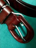Anti-Metal Allergy Belt Ladies Belt Girl Top Layer Cowhide Pin Buckle Casual All-Match Narrow Pure Cowhide Belt Mart Lion   