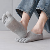 Men's Women Slipper Toe Socks Mesh Hollow No Show Socks Sweat-absorbing Boat Sock Ankle Short Socks Breathable Five Finger Socks Mart Lion   