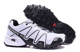 Speed Cross 3 CS III Men's Sport Sneakers Black White Jogging Trainers Rubber Men's Sport Trainers Mart Lion MJ8KI 42 