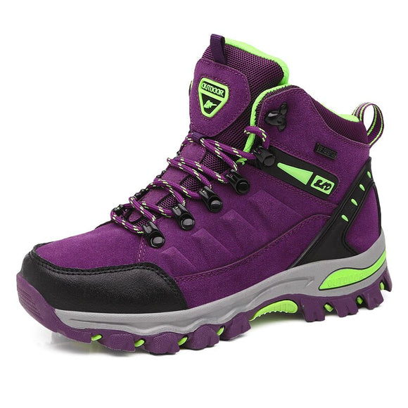 Top Hiking Shoes Women Winter Outdoor Trekking Climbing Shoes Ladies Sneakers Sport mountaineering shoes Mart Lion purple 36 