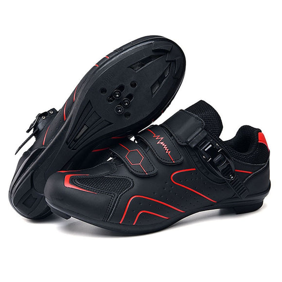  Mtb Shoes Cycling Speed Sneakers Men's Flat Road Cycling Boots Cycling Clip On Pedals Spd Mountain Bike Mart Lion - Mart Lion