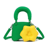 Women Bag Summer Small Square Bag Niche Green Handbag Small Smiley Shoulder Tote Bag Mart Lion Default Title  