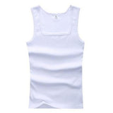 Men's Gyms Casual Tank Tops Fitness Cool Summer 100% Cotton Vest Sleeveless Tops Gym Slim Casual Undershirt Clothes Mart Lion   
