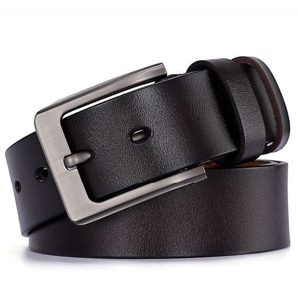  Genuine Leather Belt Luxury Belts for Men's Classice Vintage Pin Buckle Belt 130 140 150 160 170cm Mart Lion - Mart Lion
