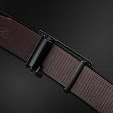 Product Belt men's leather toothless automatic buckle cowhide belt casual Belt Mart Lion   
